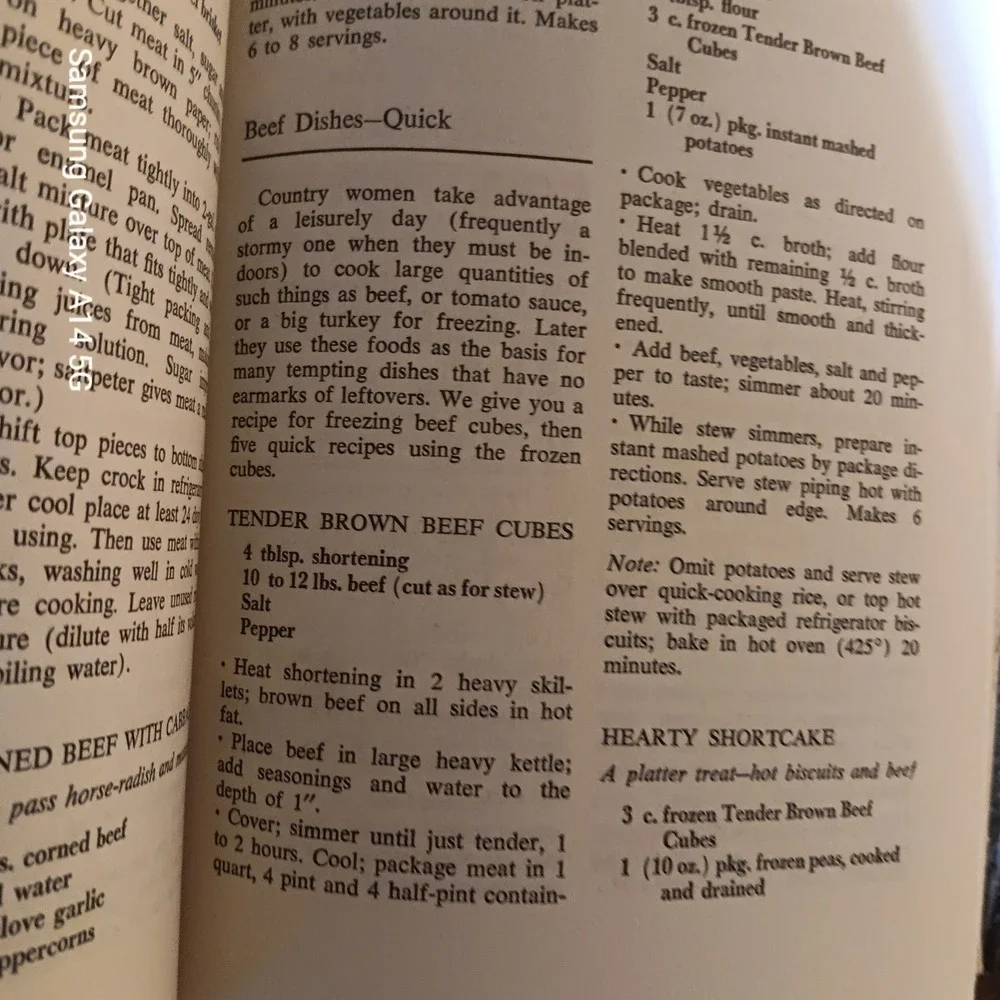Farm Journal's Country Cookbook 1972 Revised Enlarged Edition Nell B Nichols HC